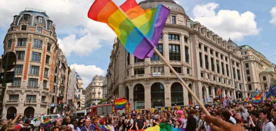 Célébrant l'histoire et la diversité du Pride de Bruxelles