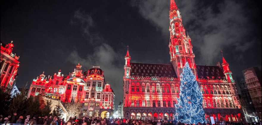 Noël à Bruxelles : Lumières magiques et paysages féériques